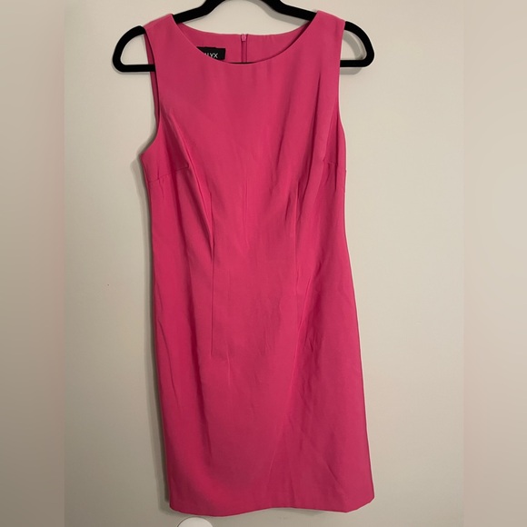 Alyx size 4 Pink cocktail style, knee length dress, zipper closure, NWT - Picture 1 of 5